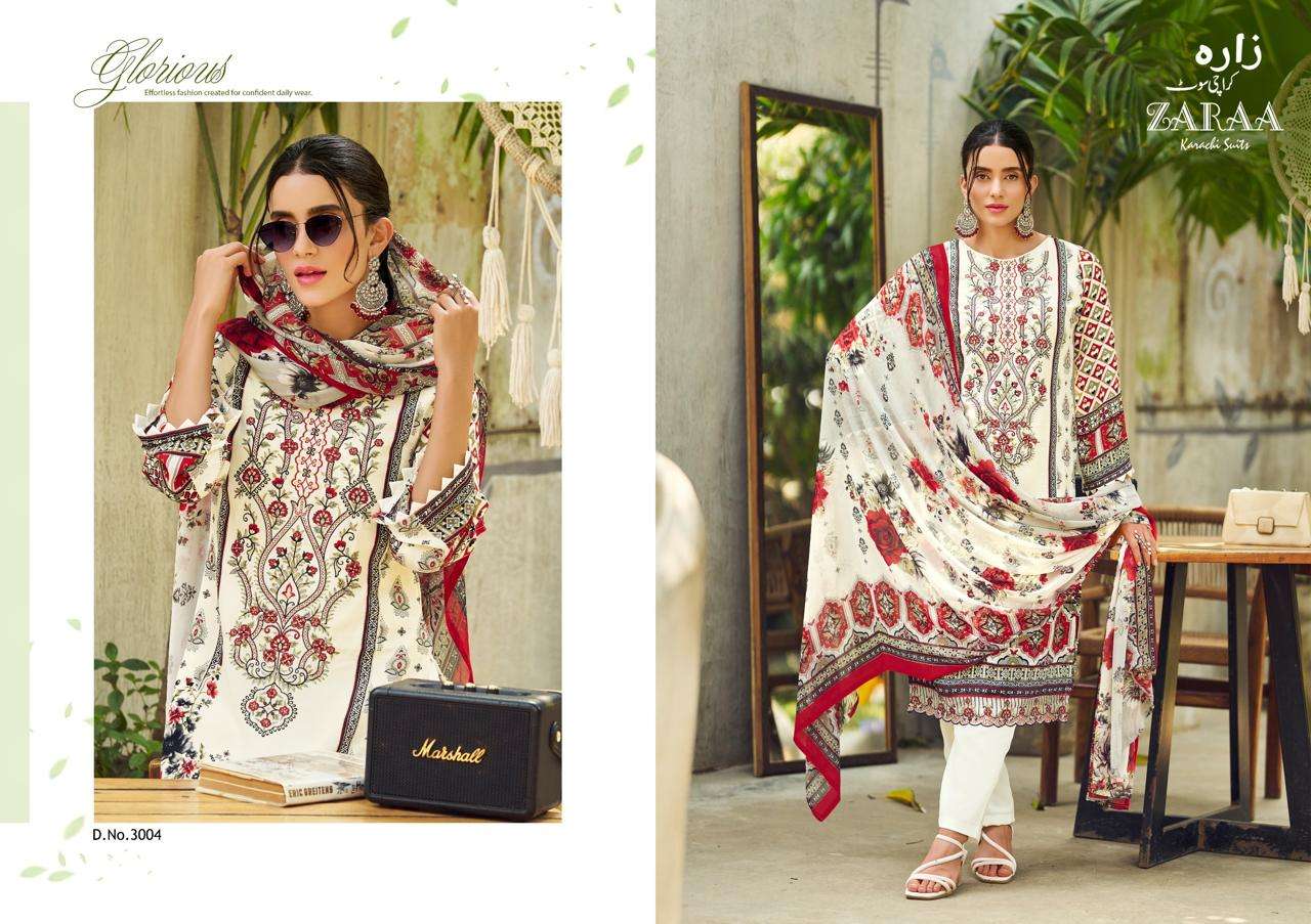 ZARAA HAFSA VOL 3 FRANCH CRAP DIGITAL PRINT SUIT FOR UNSTITCH CLOTH SURAT MARKET ZARAA HAFSA VOL 3 FRANCH CRAP DIGITAL PRINT SUIT FOR UNSTITCH CLOTH SURAT MARKET